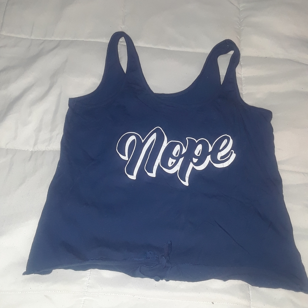 Nope tank top